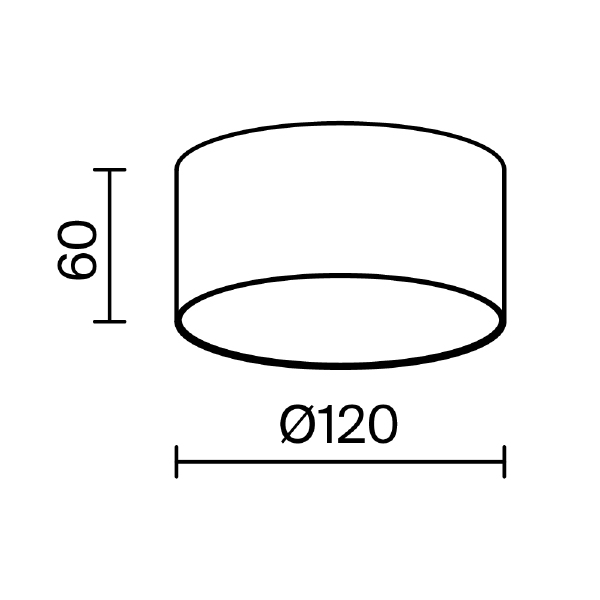 Светильник потолочный Zon C032CL-12W3K-RD-W
