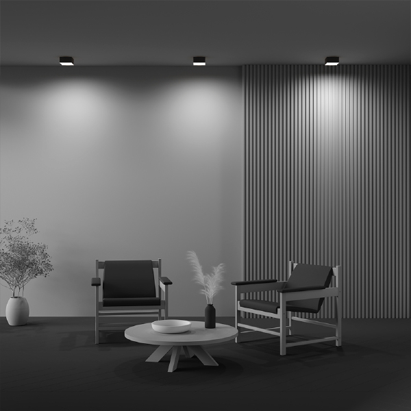 Светильник потолочный Zon C032CL-12W3K-SQ-B