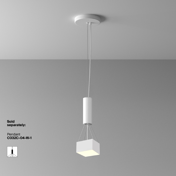 Светильник потолочный Zon C032CL-12W3K-SQ-W
