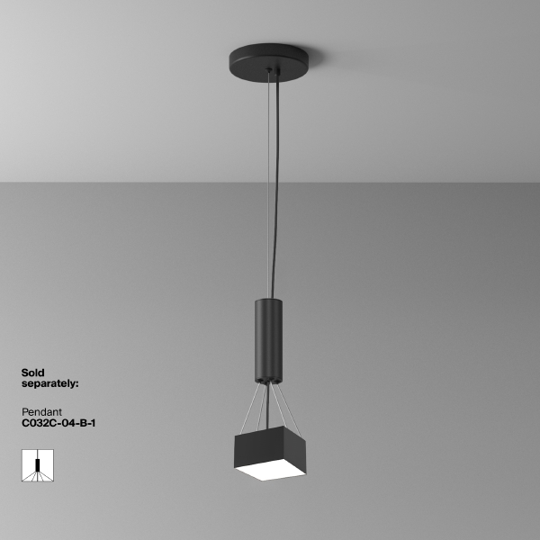 Светильник потолочный Zon C032CL-12W4K-SQ-B
