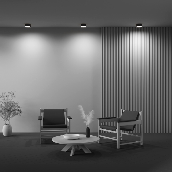 Светильник потолочный Zon C032CL-12W4K-SQ-B