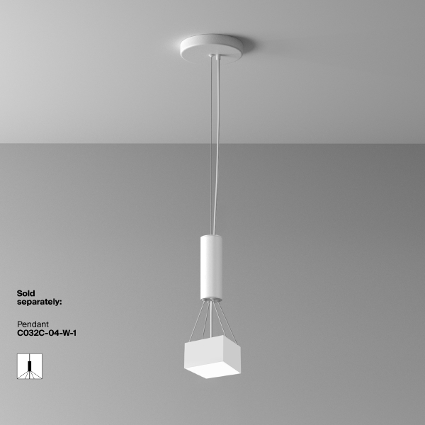 Светильник потолочный Zon C032CL-12W4K-SQ-W