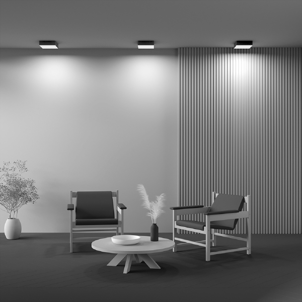 Светильник потолочный Zon C032CL-24W3K-SQ-B