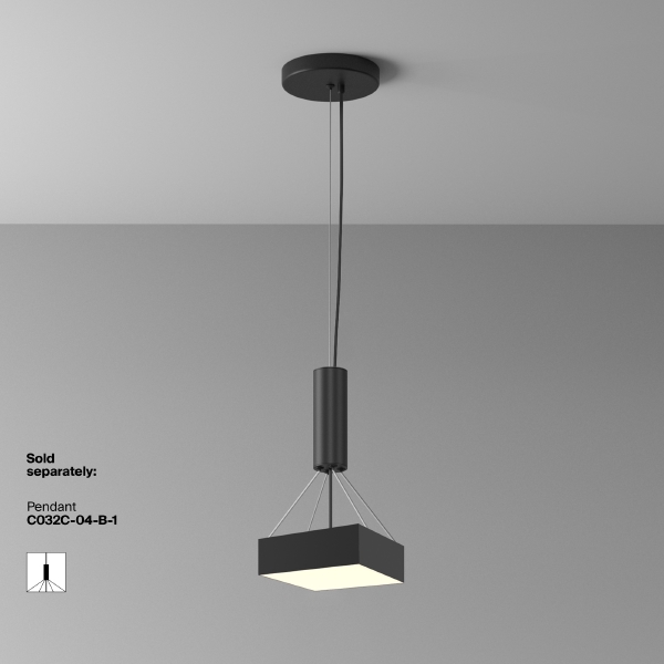 Светильник потолочный Zon C032CL-24W3K-SQ-B