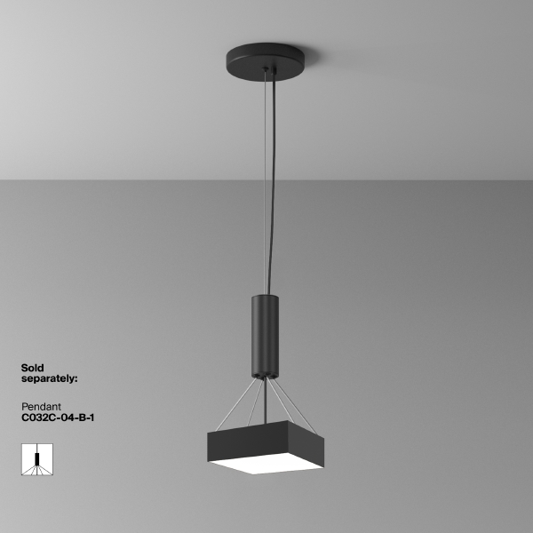 Светильник потолочный Zon C032CL-24W4K-SQ-B