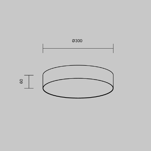 Светильник потолочный Zon C032CL-36W3K-RD-W