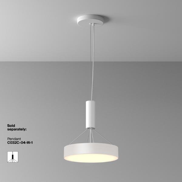 Светильник потолочный Zon C032CL-36W3K-RD-W