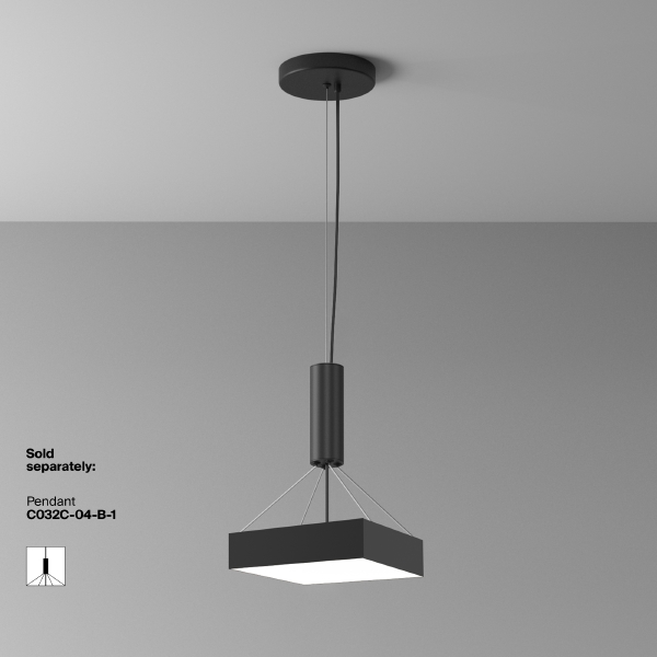 Светильник потолочный Zon C032CL-36W4K-SQ-B