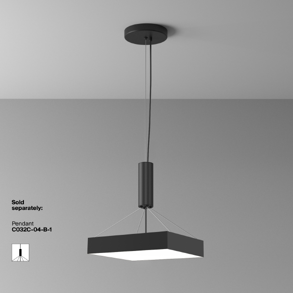 Светильник потолочный Zon C032CL-45W4K-SQ-B