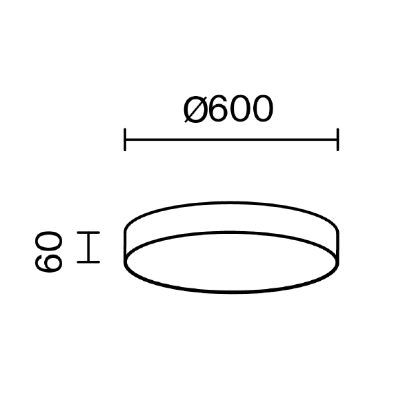 Светильник потолочный Zon C032CL-90W3K-RD-W