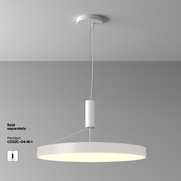 Светильник потолочный Zon C032CL-90W3K-RD-W