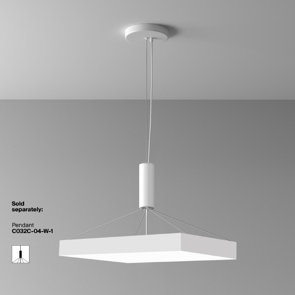 Светильник потолочный Zon C032CL-90W4K-SQ-W