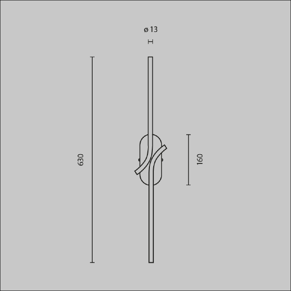 Настенный светильник Renaissance MOD256WL-L5BS3K1