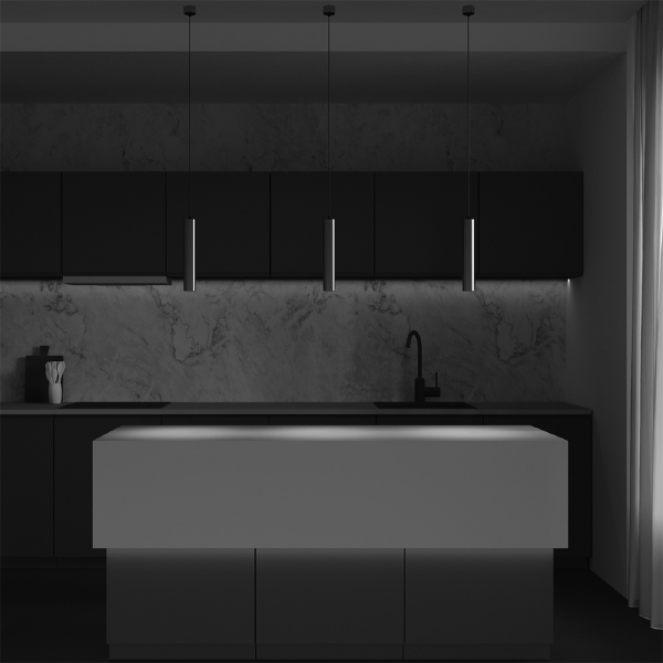 Светильник подвесной Focus LED P072PL-L12W4K-BS