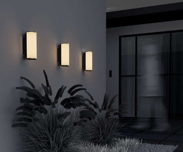 Уличный настенный светильник Rock O434WL-L12GF3K