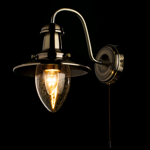 Настенное бра Arte Lamp FISHERMAN A5518AP-1AB