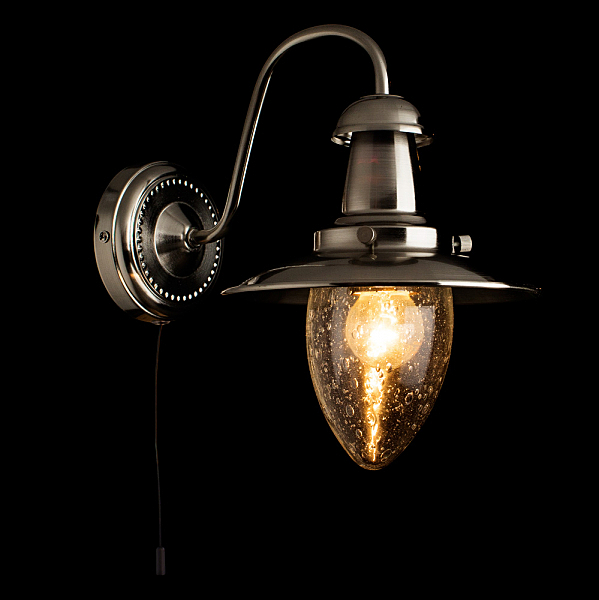 Настенное бра Arte Lamp FISHERMAN A5518AP-1SS