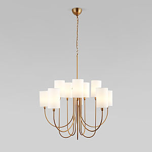 Подвесная люстра Abbey 60164/10 латунь Smart