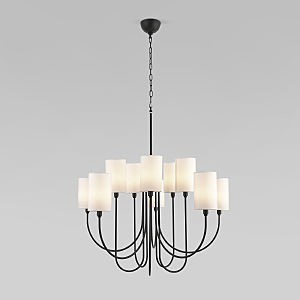 Подвесная люстра Abbey 60164/10 черный Smart