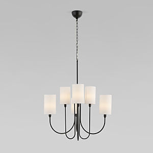 Подвесная люстра Abbey 60164/6 черный Smart