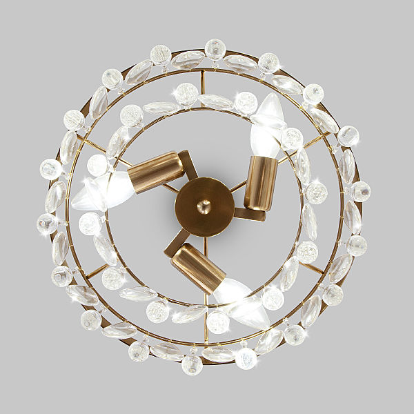 Люстра на штанге Sophie 60165/3 латунь Smart