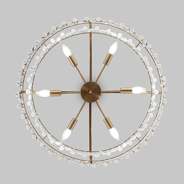 Люстра на штанге Sophie 60165/6 латунь Smart