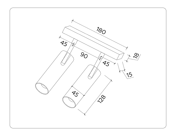 Трековый светильник Track System GL3901