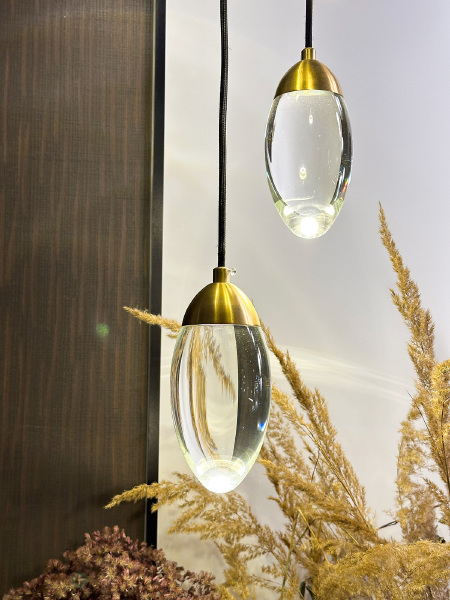 Светильник подвесной Celestial MT8848-3H brass