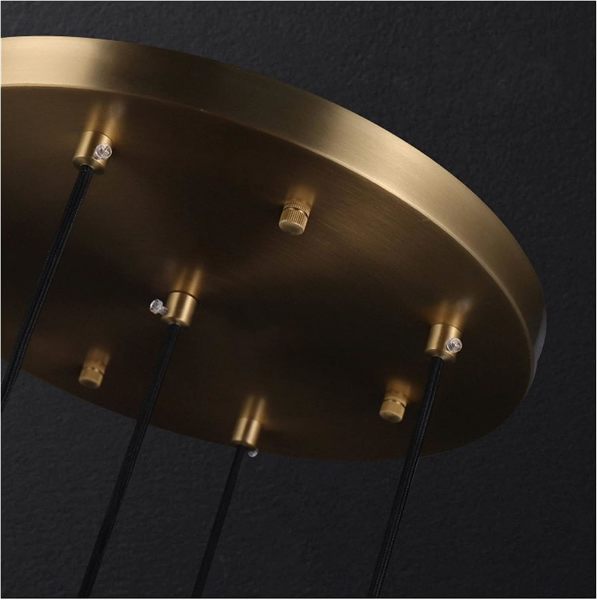 Светильник подвесной Celestial MT8848-5H brass