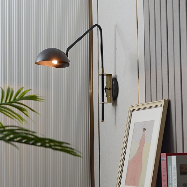 Настенное бра Wall lamp MT9049-1WB black/bronze