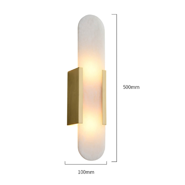 Настенное бра Wall lamp MT8955-2W brass