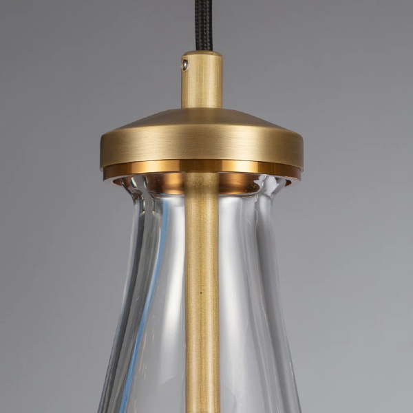 Светильник подвесной Raindrop MT9093-1H brushed gold
