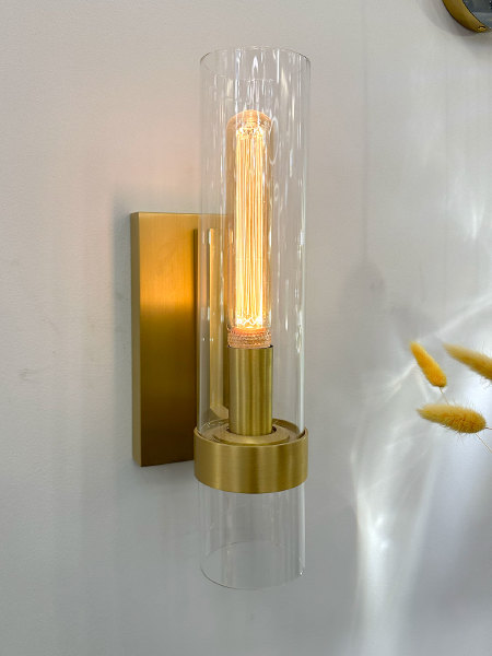 Настенное бра Wall lamp MT8869-1W brass