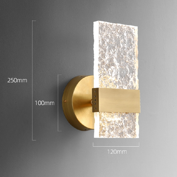 Настенное бра Wall lamp MT8981-1W brass