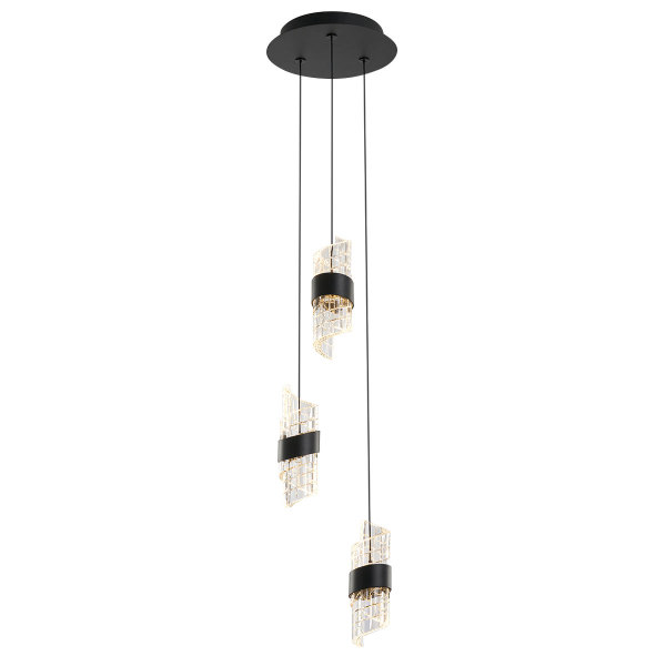 Светильник подвесной MD23001022 MD23001022-3A matt black