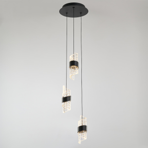 Светильник подвесной MD23001022 MD23001022-3A matt black