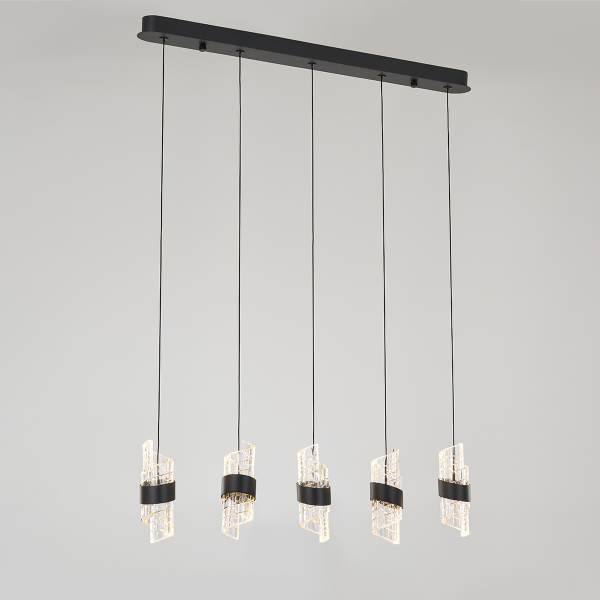 Светильник подвесной MD23001022 MD23001022-5B matt black
