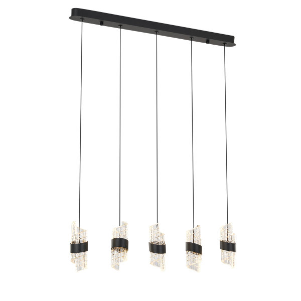 Светильник подвесной MD23001022 MD23001022-5B matt black