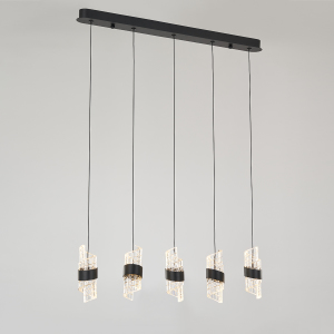 Светильник подвесной MD23001022 MD23001022-5B matt black