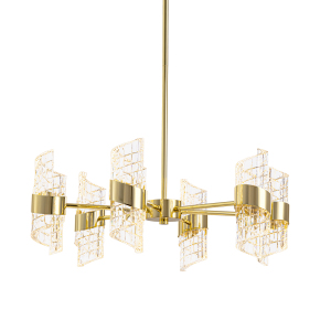 Люстра на штанге MD23001022 MD23001022-6A gold