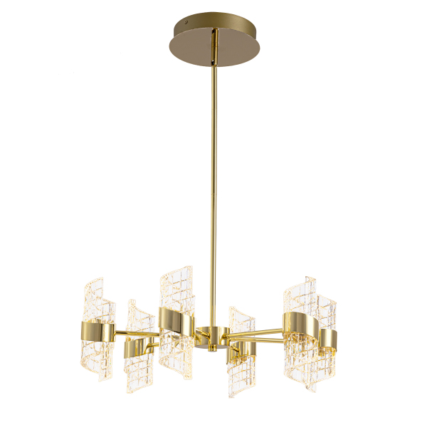 Люстра на штанге MD23001022 MD23001022-6A gold