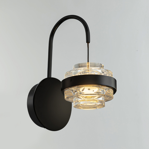 Настенное бра Indiana MB22030002-1B black