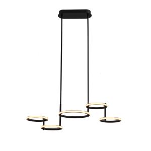 Люстра на штанге MD20001002 MD20001002-5A matt black