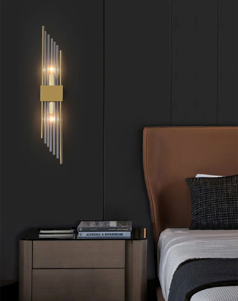 Настенное бра Wall lamp 88067W brass