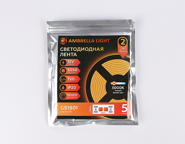 LED лента LED Strip 12V GS1801