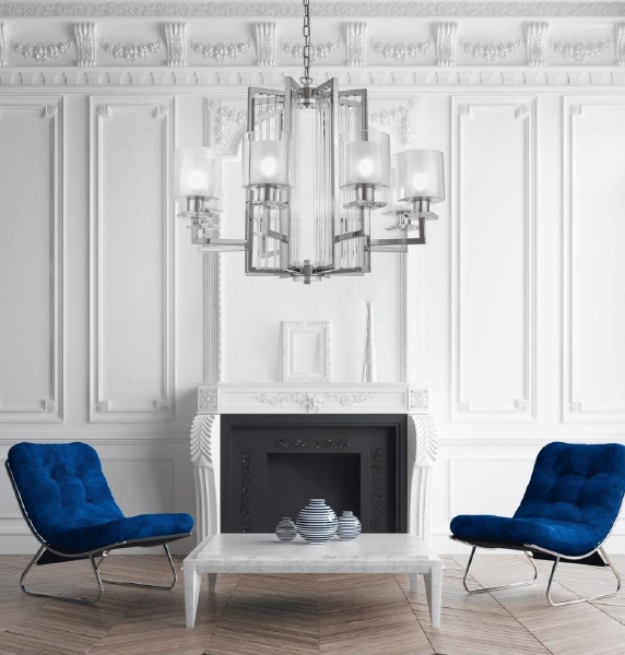 Подвесная люстра Manhattan LDP 8012-8 CHR