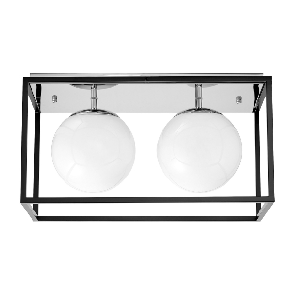 Светильник потолочный Maldini LDC 8060-2 CHR+BK