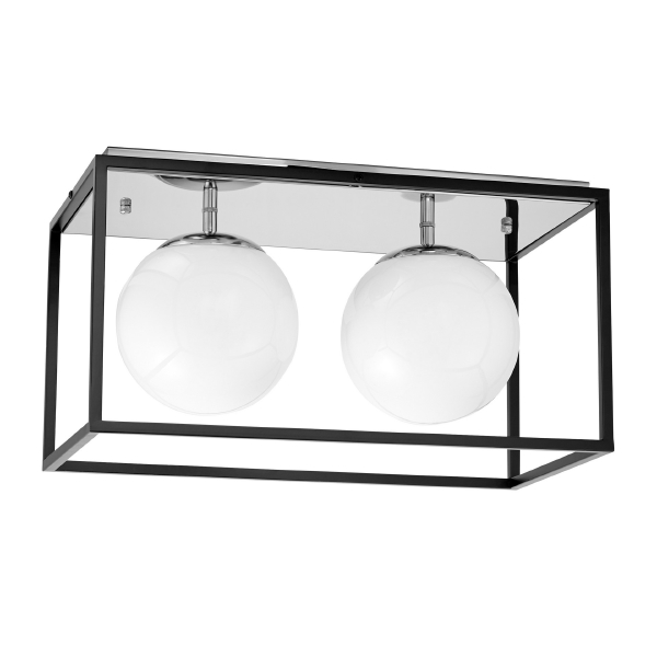 Светильник потолочный Maldini LDC 8060-2 CHR+BK