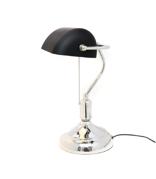 Настольная лампа Banker LDT 305 BK+CHR