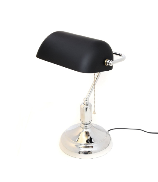 Настольная лампа Banker LDT 305 BK+CHR